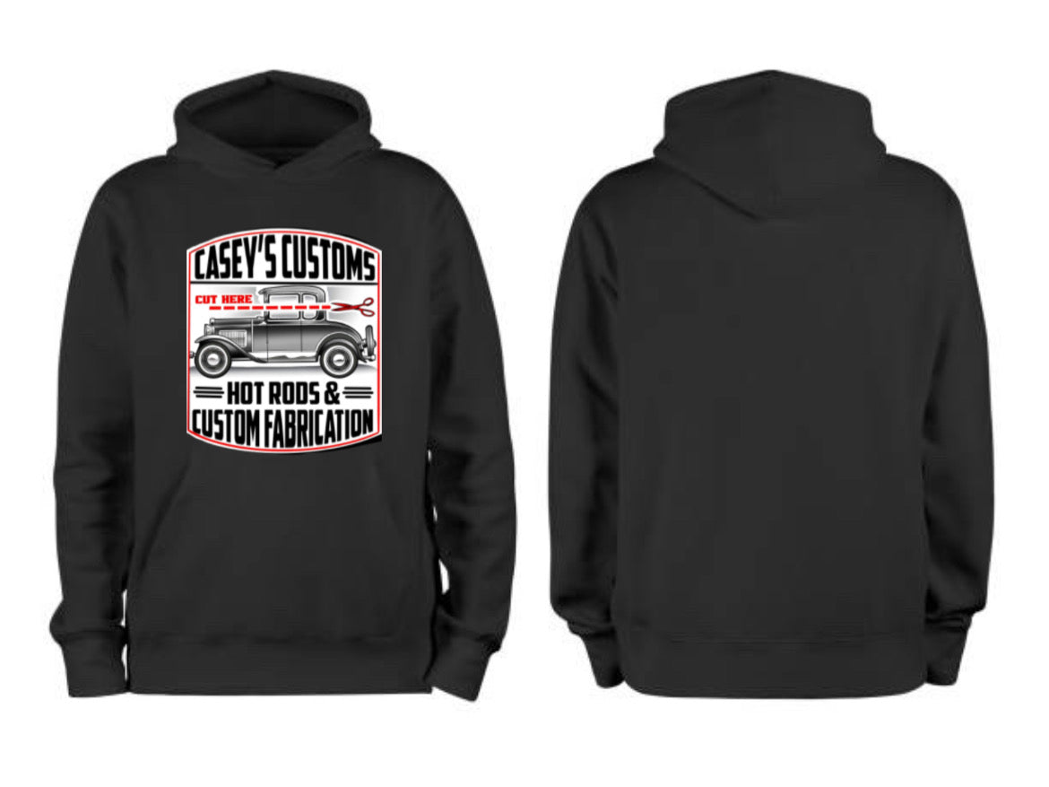 Caseyscustoms logo HOODIE