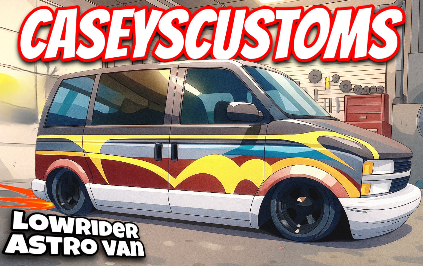 Lowrider astro van sticker (Enter in to the giveaway)
