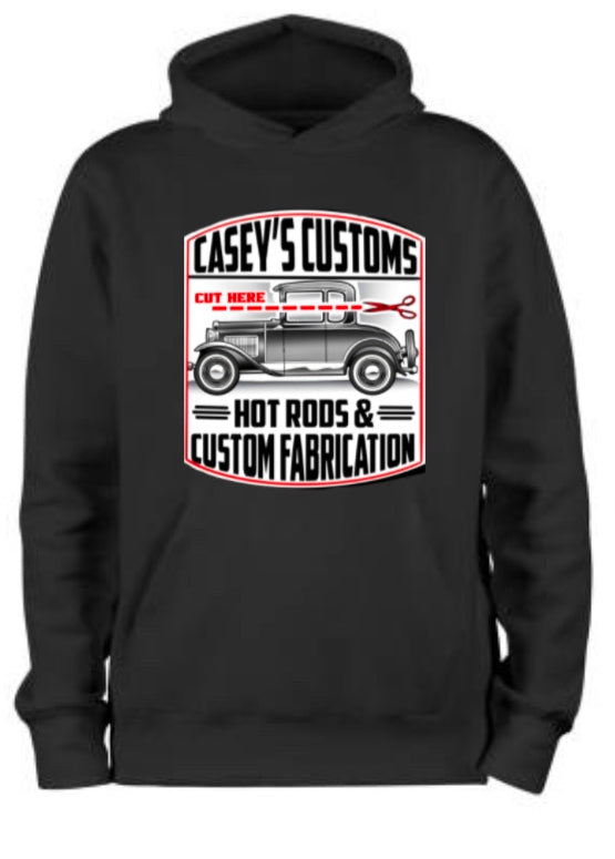 Caseyscustoms logo HOODIE